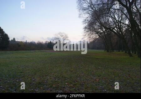 Der Bullengraben in Berlin-Spandau im Herbst Stockfoto