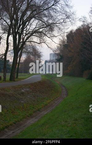 Der Bullengraben in Berlin-Spandau im Herbst Stockfoto