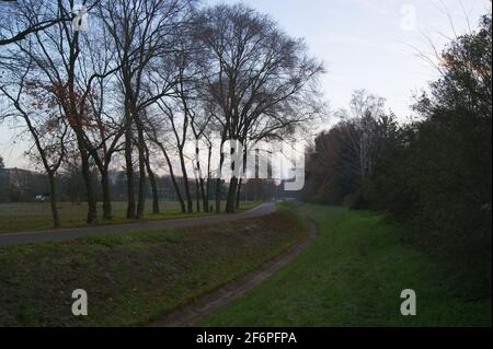 Der Bullengraben in Berlin-Spandau im Herbst Stockfoto