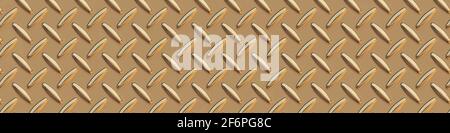 Nahtloses volumetrisches Muster mit schwarzem und weißem Gradient. Metallstruktur. Metallnieten-Muster Stockfoto