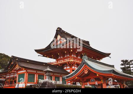 Kyoto, Japan - 30. März 2019; Fushimi Inari Taisha-Schrein Stockfoto