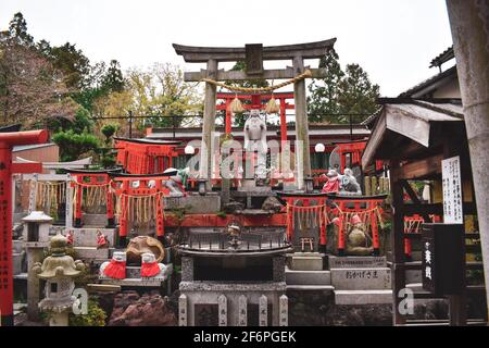 Kyoto, Japan - 30. März 2019; Fushimi Inari Taisha-Schrein Stockfoto