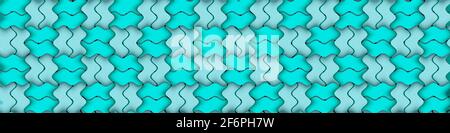 Helles, mehrfarbiger Mosaikmuster. Abstrakte psychedelisch Illustration. 3D-Rendering im Großformat Stockfoto