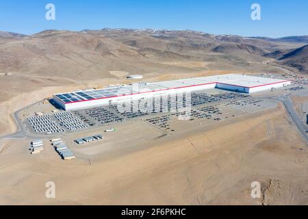Tesla Gigafactory, Sparks, Nevada, USA Stockfoto