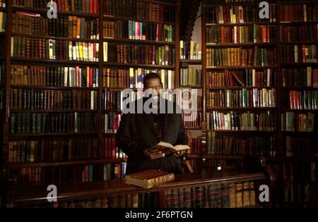 Barry White Singer bei der Oxford Union, Oktober 2000 Stockfoto