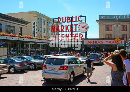 Public Market Center - Seattle, Washington Stockfoto
