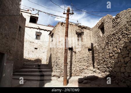 Detail aus der Altstadt - Leh - ladakh - Jammu Und Kaschmir - Indien Stockfoto