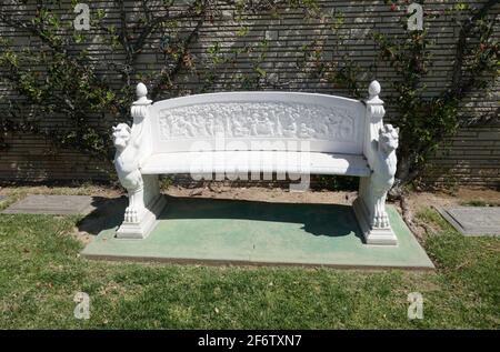 Glendale, Kalifornien, USA 31. März 2021 EIN allgemeiner Blick auf die Atmosphäre des Forest Lawn Memorial Park am 31. März 2021 in Glendale, Kalifornien, USA. Foto von Barry King/Alamy Stockfoto Stockfoto