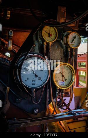 Die Mary Valley Rattler -Amamoor Station Stockfoto