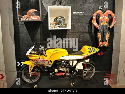 Ausstellung I'M 93 von Marc Marquez im Cervera-Catalunya Regional museum Stockfoto