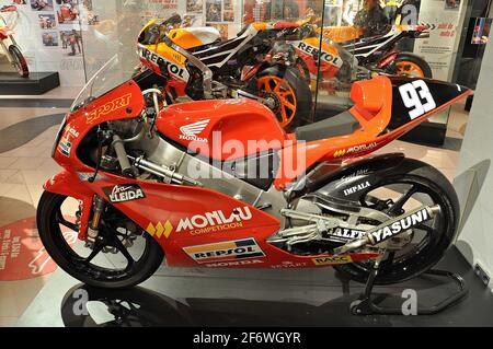 Ausstellung I'M 93 von Marc Marquez im Cervera-Catalunya Regional museum Stockfoto