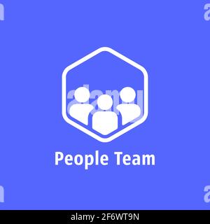 Das „Team like Together“-Logo Stock Vektor