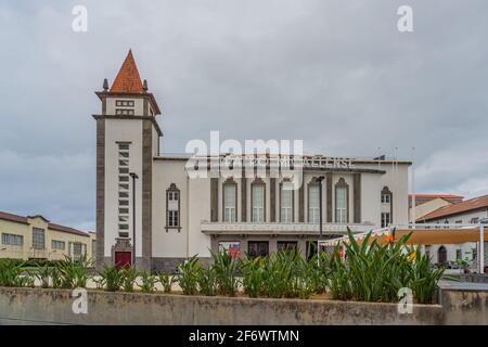 Urbane Landschaft in Ponta Delgada, Hauptstadt der Azoren auf der Insel Sao Miguel, Portugal Stockfoto