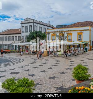 Urbane Landschaft in Ponta Delgada, Hauptstadt der Azoren auf der Insel Sao Miguel, Portugal Stockfoto