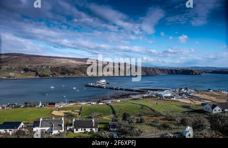 Uig Harbour, Isle of Skye, Inner Hebrides, Schottland, Großbritannien Stockfoto