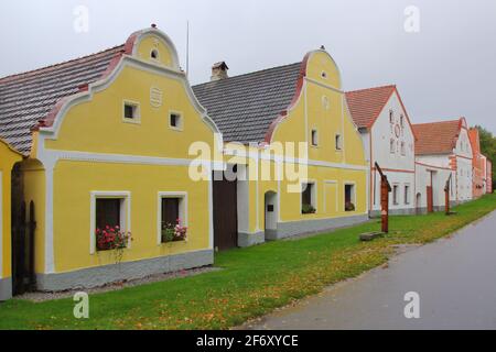 Homestead in Holasovice (Tschechien) UNESCO-Weltkulturerbe Stockfoto