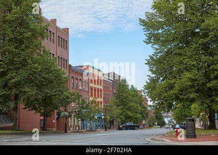 King Street in Saint John New Brunswick, Kanada Stockfoto