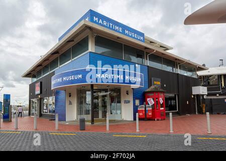 Voyager Maritime Museum, Auckland, Nordinsel, Neuseeland Stockfoto