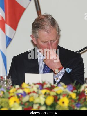 Warschau, Polen. 15. März 2010 Prinz Charles zu Besuch beim Präsidenten von Polen Stockfoto