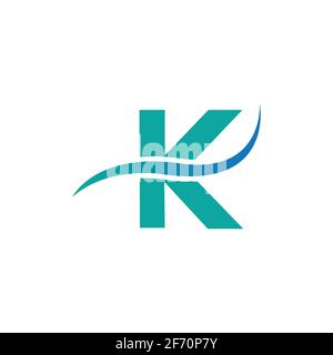 Buchstabe K logo Icon Design template Elemente Stock Vektor