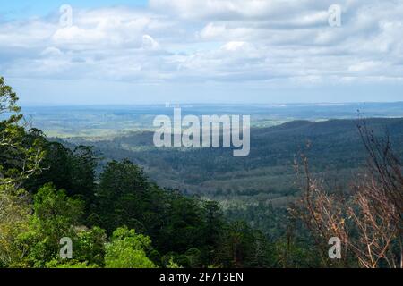 Blick von den Bunya Mountains Stockfoto