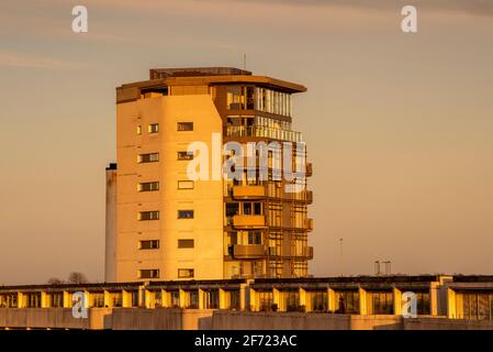 Nottingham One Development, aufgenommen vom Dach des neuen Broadmarsh Car Park, Nottinghamshire, England Stockfoto