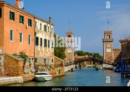 Aresenale, Castello, Venedig, Venetien, Italien Stockfoto