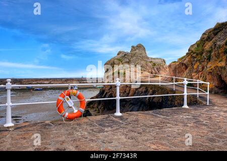 La Rocque, Grouville, Jersey, Großbritannien Stockfoto