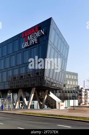 Redaktion und Verlag der Funke Media Group, Essen, Ruhrgebiet, Nordrhein-Westfalen, Deutschland Stockfoto