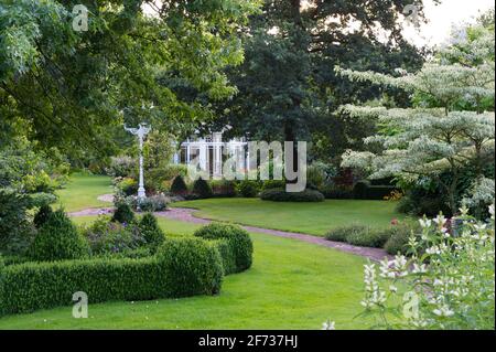 Garten, Familie Osterloh, Paradiesgarten Osterloh, Visbek, Oldenburger Münsterland, Niedersachsen, Deutschland Stockfoto