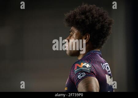 Hull KR vs St. Helens St. Helens's Kevin Naiqama Stockfoto