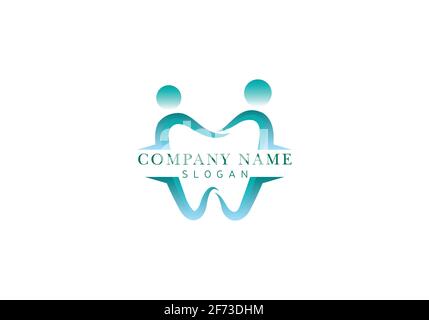 Dental Logo Vektor Vorlage Illustrator Icon Design Stock Vektor