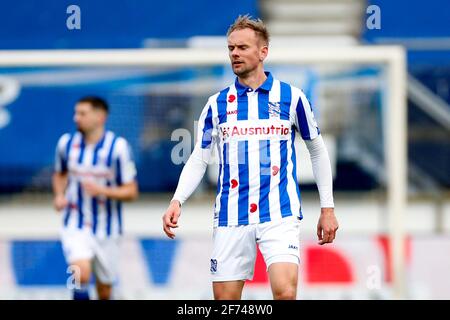 HEERENVEEN, NIEDERLANDE - 4. APRIL: Siem de Jong vom SC Heerenveen während des niederländischen Eredivisie-Spiels zwischen SC Heerenveen und Ajax in Abe Lenstra Stadi Stockfoto