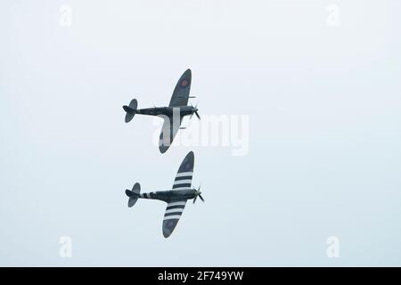 DAKS über Duxford, D-Day75 Stockfoto