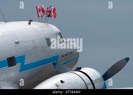 DAKS über Duxford, D-Day75 Stockfoto