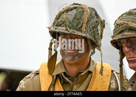 DAKS über Duxford, D-Day75 Stockfoto