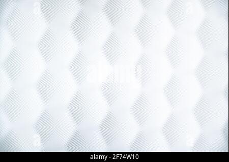 Weißer Sechseck-Hintergrund Stockfoto