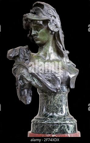 Bellone auch La Guerre 1879 von Auguste Rodin 1840-1917. (Francois Auguste René Rodin französischer Bildhauer, Gründer der modernen Skulptur.) Stockfoto