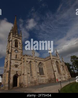 St Marks Church Newtownards Co Down NI Straßenfotografie Stockfoto