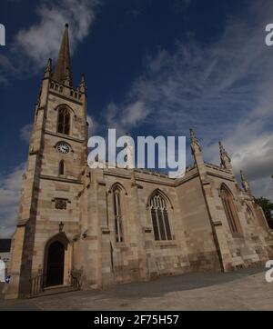 St Marks Church Newtownards Co Down NI Straßenfotografie Stockfoto