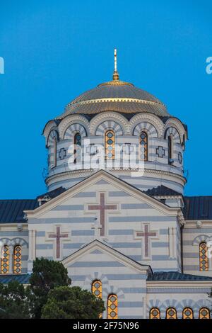 Ukraine, Krim, Sewastopol, Khersoness, St. Vladimir's Cathedral Stockfoto