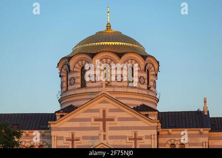 Ukraine, Krim, Sewastopol, Khersoness, St. Vladimir's Cathedral Stockfoto