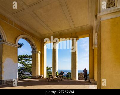 Mödling: Gebäude Husarentempel, Naturpark Föhrenberge in Wienerwald, Wienerwald, Niederösterreich, Niederösterreich, Österreich Stockfoto