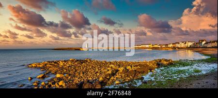 Am frühen Sommerabend in Donaghadee, County Down, Nordirland Stockfoto