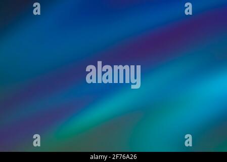 Abstrakter blauer und türkisfarbener unscharfer heller Hintergrund für Mockups. Modischer, kreativer Farbverlauf Stockfoto