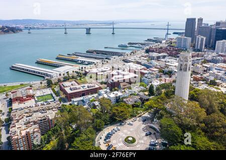 Coit Tower, San Francisco, Kalifornien, USA Stockfoto