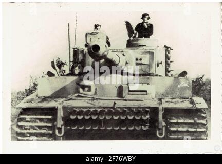 Char tigre de la waffen SS Stockfoto