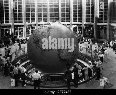 Weltausstellung 1933 in Chicago. Henry Fords Riesenbein. Stockfoto