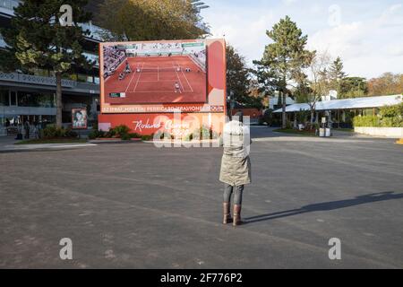 Roland Garros in Paris, Frankreich, Europa. Stockfoto