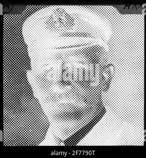 Skiopticon-Bild aus der Abteilung für Fotografie am Royal Institute of Technology. Verwendung durch Professor Helmer Bäckström als Vorlesungsmaterial. Bäckström war von 1948 bis 1958 Schwedens erster Professor für Fotografie am Royal Institute of Technology in Stockholm. Stockfoto